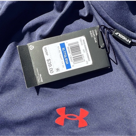 🏈 Vintage HOUSTON ROUGHNECKS Men’s XLT Long Sleeve UNDER ARMOUR Shirt XFL UFL - Picture 3 of 4